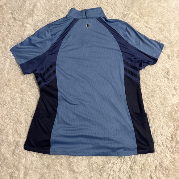 New Women’s Size 2X Blue Kerrits Short Sleeve Horseback Riding Sunshirt - Picture 3 of 5